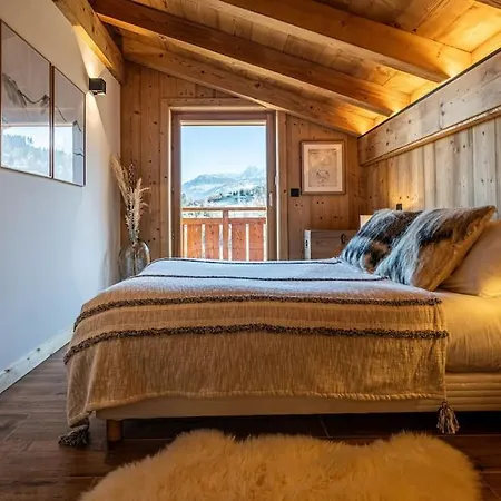 Tiki Avec Jacuzzi, Terrasse, 5 Chalet Combloux