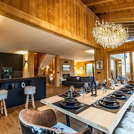 Tiki Avec Jacuzzi, Terrasse, 5 Combloux